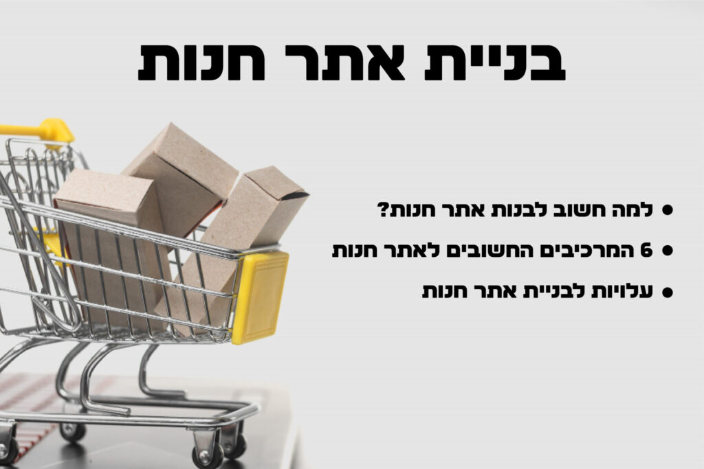 הסבר בניית אתר חנות